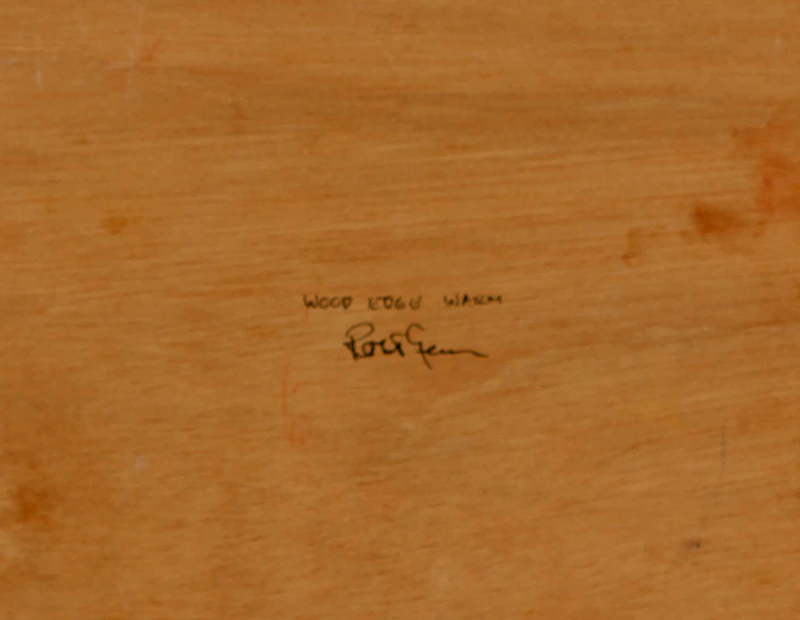 Robert Genn, Warm Edge Wood, oil on panel - view 3