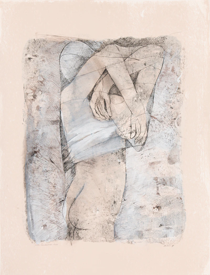 Ghitta Caiserman-Roth, Undressing; Riot; Embrace, assorted media (3) - view 2