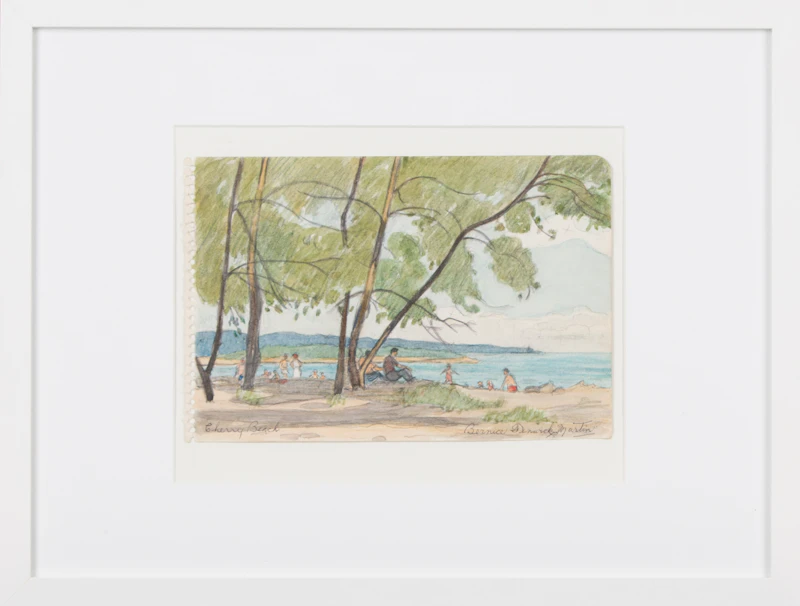 Bernice Fenwick Martin, Cherry Beach, graphite - view 2