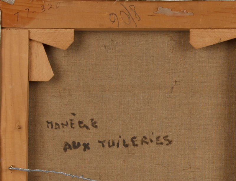 Suzanne Eisendieck, Manege aux Tuileries, oil on canvas - view 2