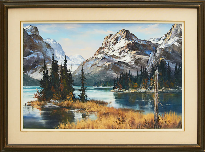 Georgia Jarvis, Mountain Landscape, oil on board - view 2