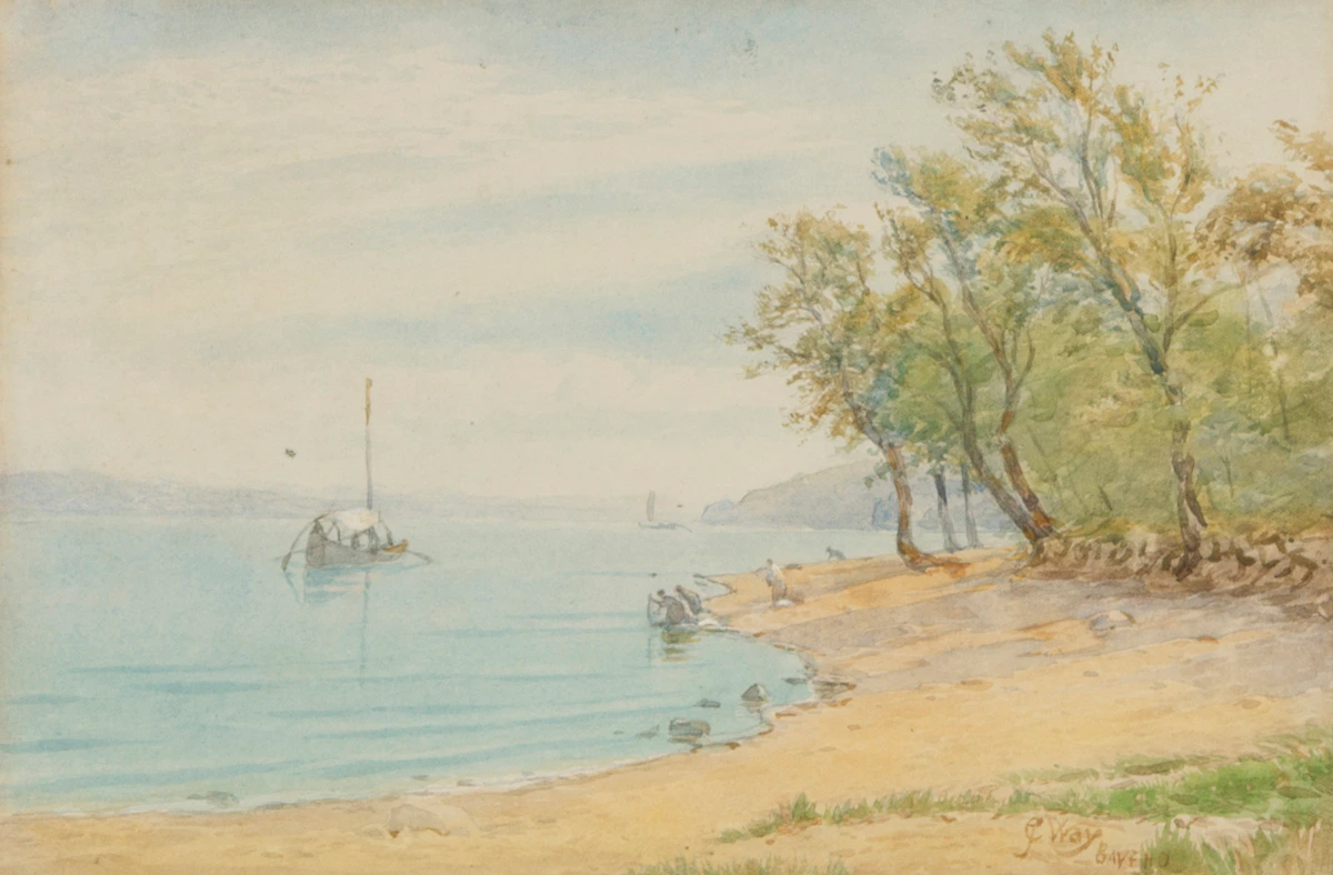 Charles Jones Way, Baveno, Lake Maggiore, watercolour