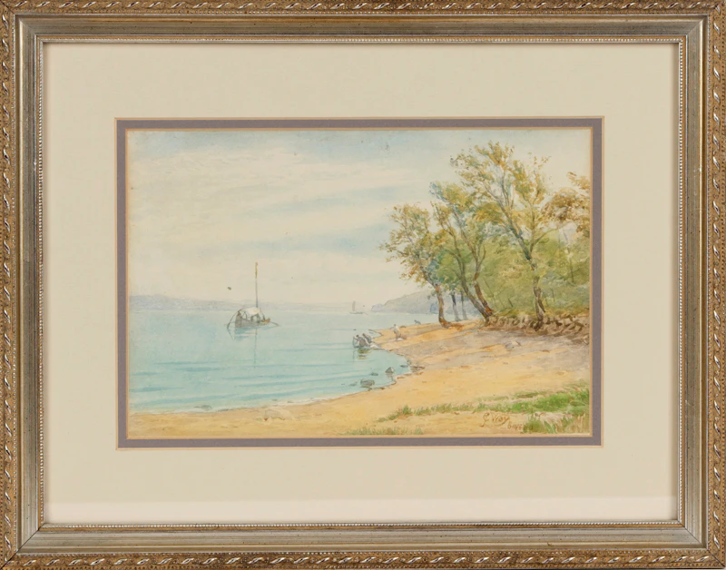 Charles Jones Way, Baveno, Lake Maggiore, watercolour - view 2