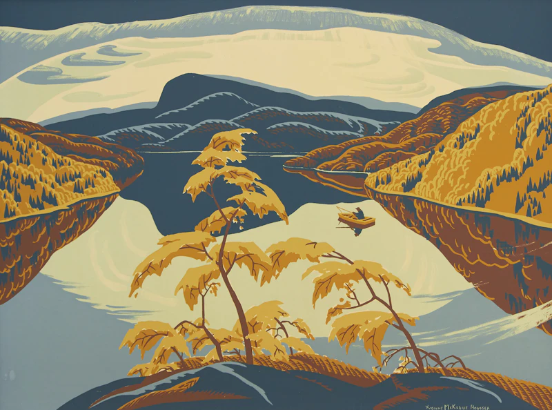 Evening, Nipigon River by Yvonne McKague Housser