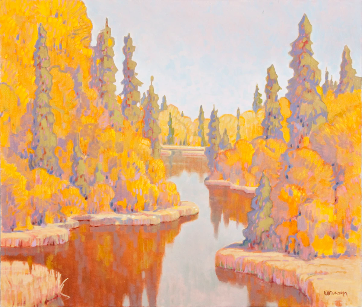 Terry Watkinson, Algoma, Late September, acrylic, 2015