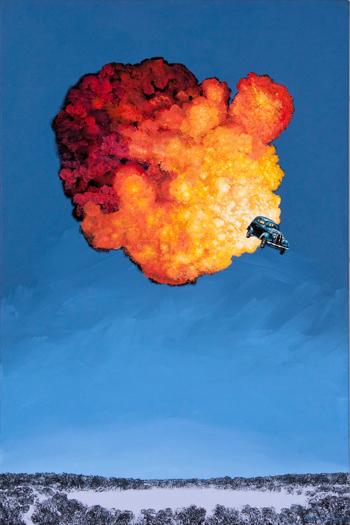 Sean William Randall, Soon, acrylic on canvas, 2014