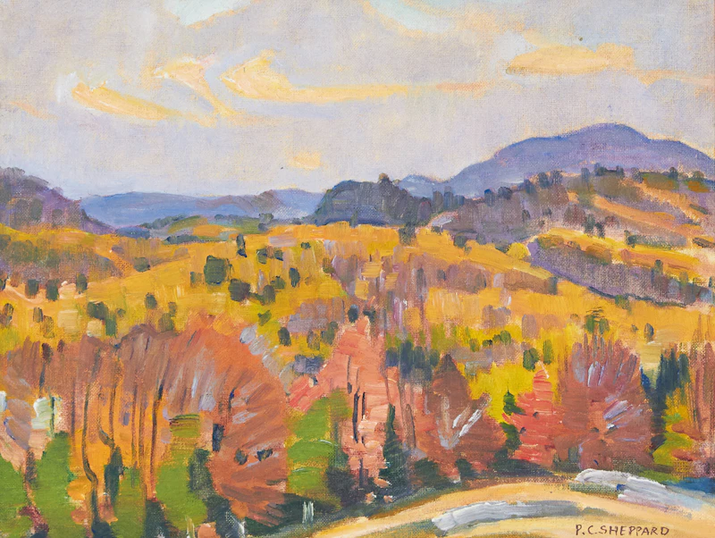 Autumn, Bancroft Hills by Peter Clapham Sheppard