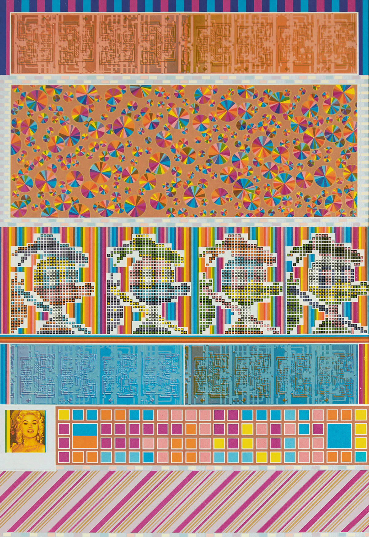 Eduardo Paolozzi, 883. Whipped Cream, a Taste of Honey, Peanuts, Lemon Tea, Others, screenprint, 1967