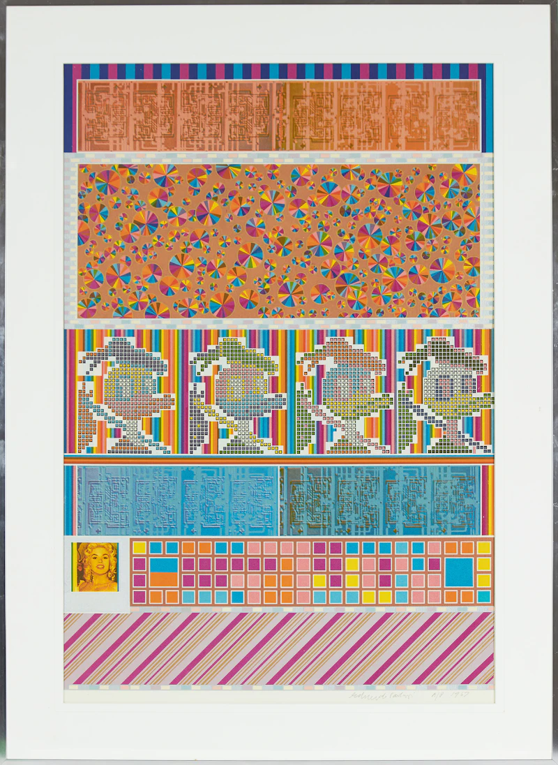 Eduardo Paolozzi, 883. Whipped Cream, a Taste of Honey, Peanuts, Lemon Tea, Others, screenprint, 1967 - view 2