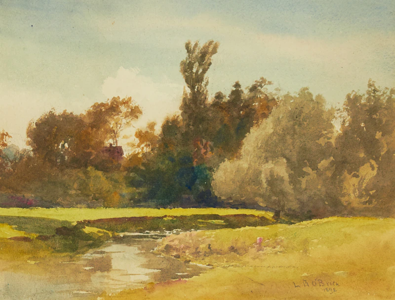 Spring Landscape by Lucius Richard O'Brien