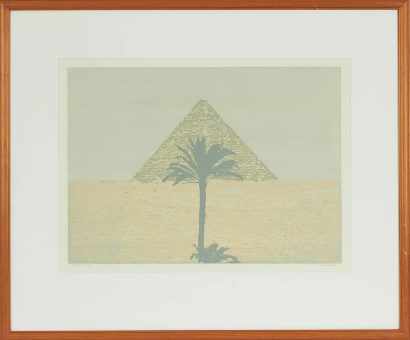 Gordon Appelbe Smith, Plains of Gizeh, colour silkscreen, 1979 - view 3