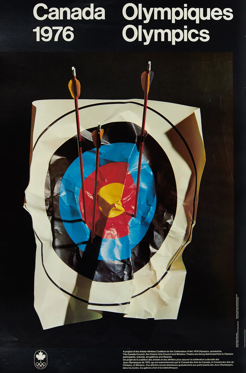 Michael Snow; Claude Tousignant; Pierre Ayotte, Three 1976 Olympic Canada Posters, three posters, 1976 - view 3