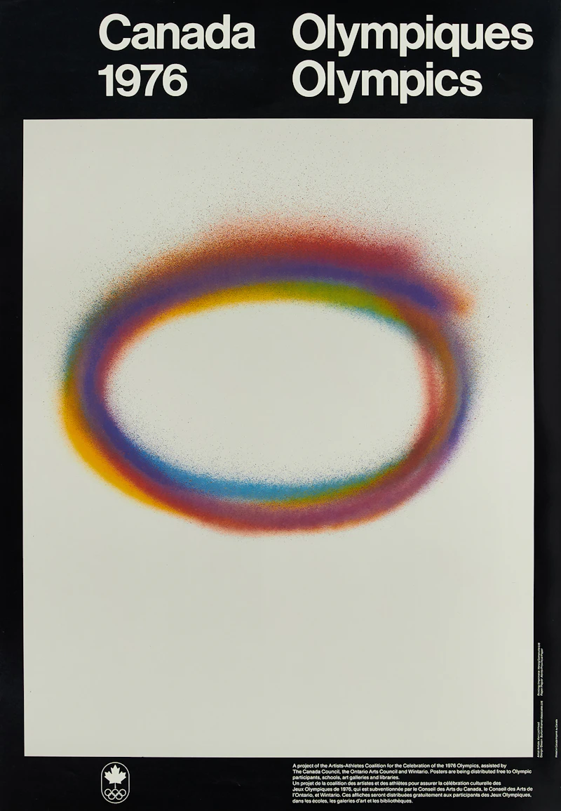 Guido Molinari; Jacques Hurtubise; Ken Lochhead; Robin MacKenzie, Four 1976 Olympic Canada Posters, four posters, 1976 - view 3