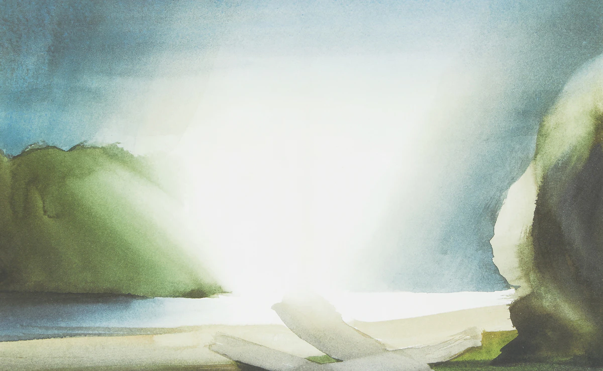 Toni Onley, Montague Bay - Galiano Island, silkscreen