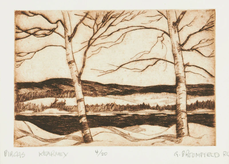Adolphus George Broomfield, Folio of Six Etchings (Brackenwood Studio Press, Mississauga), etchings - view 2