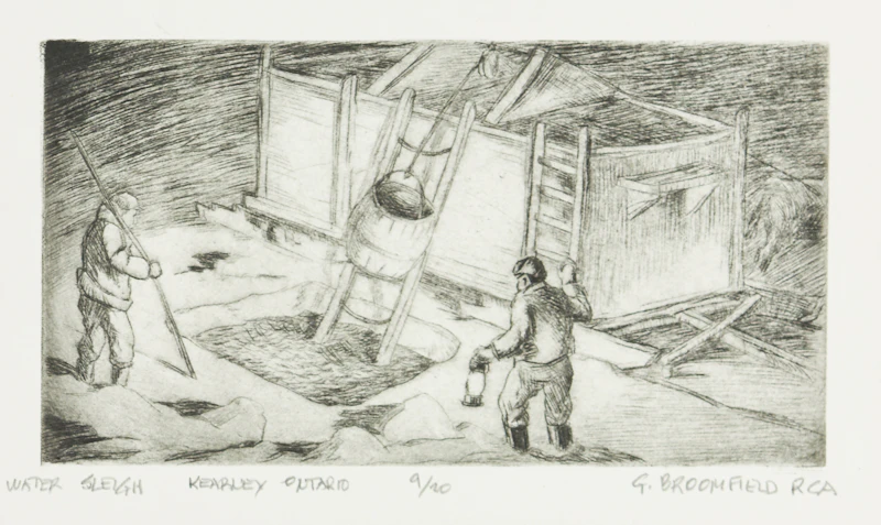 Adolphus George Broomfield, Folio of Six Etchings (Brackenwood Studio Press, Mississauga), etchings - view 3