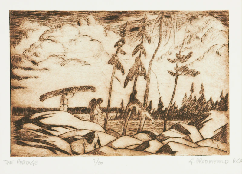 Adolphus George Broomfield, Folio of Six Etchings (Brackenwood Studio Press, Mississauga), etchings - view 4