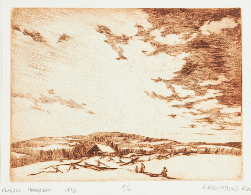 Adolphus George Broomfield, Folio of Six Etchings (Brackenwood Studio Press, Mississauga), etchings - view 5