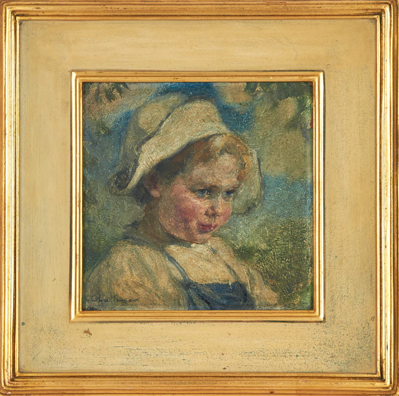 Frederick Sproston Challener, A Little Hollander, oil on board - view 2
