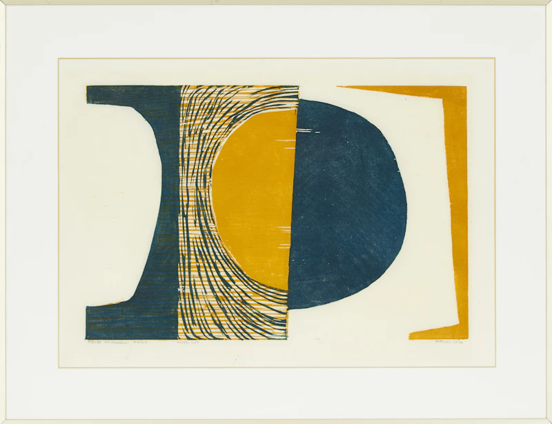 Marion Florence S. Mackay Nicoll, Maybe Tomorrow, colour woodcut, 1976 - view 2