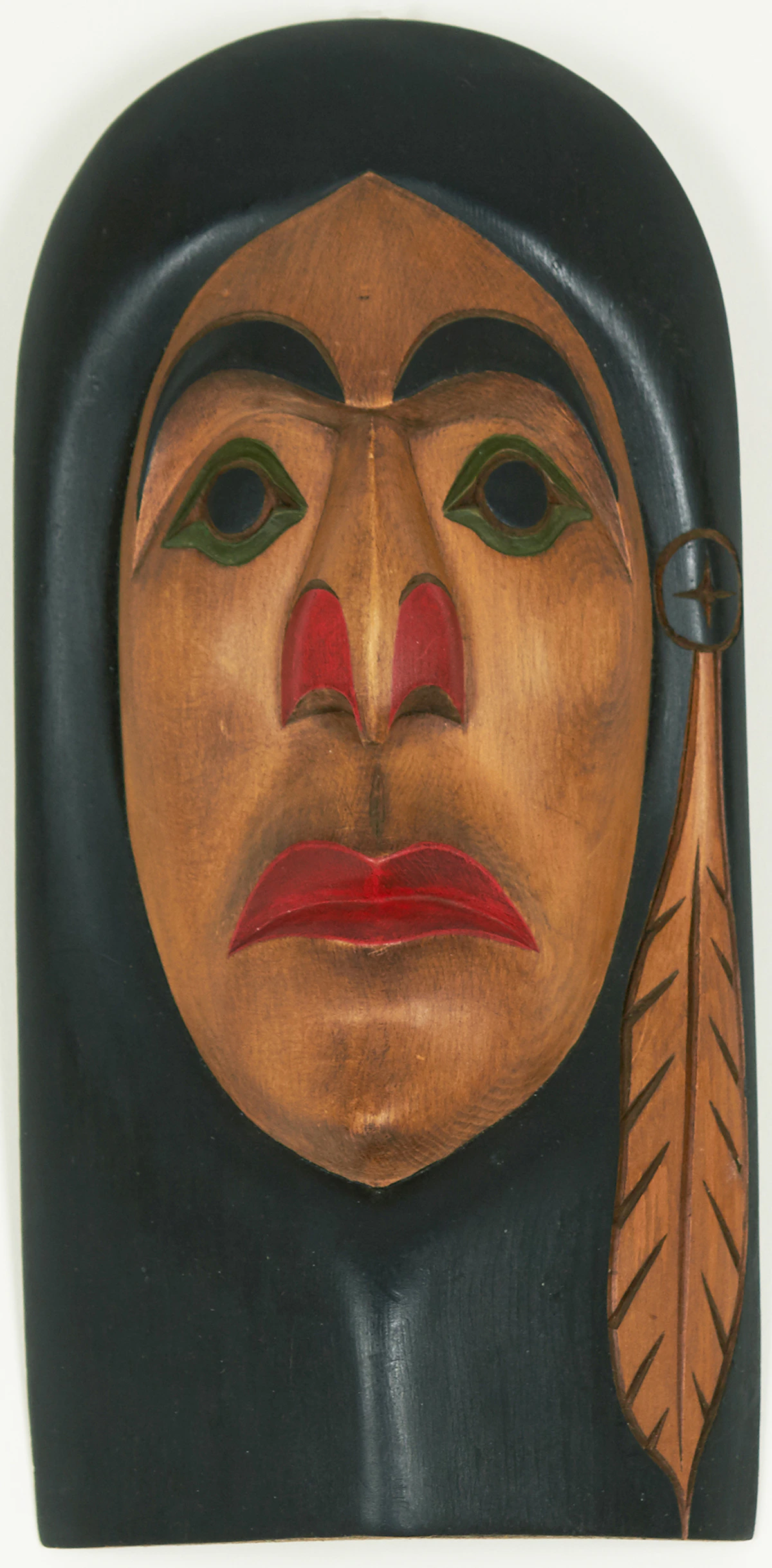 Van Joseph, Mask, wooden mask, 1984