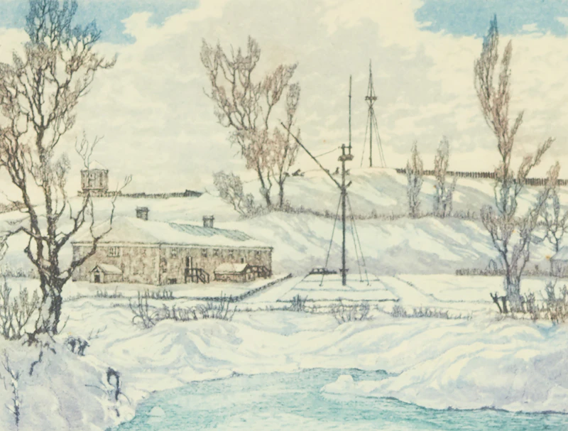 The Navy Hall and Fort George by Nicholas Hornyansky