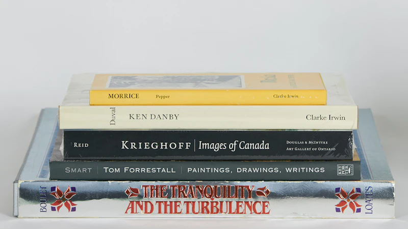 Five Canadian Art Books: Morrice; Ken Danby; Krieghoff - Images of Canada; Tom Forrestall - Paintings, Drawings, Writings; The Tranquility & The Turbulence - The Life and Work of Walter J. Phillips by Books and Reference