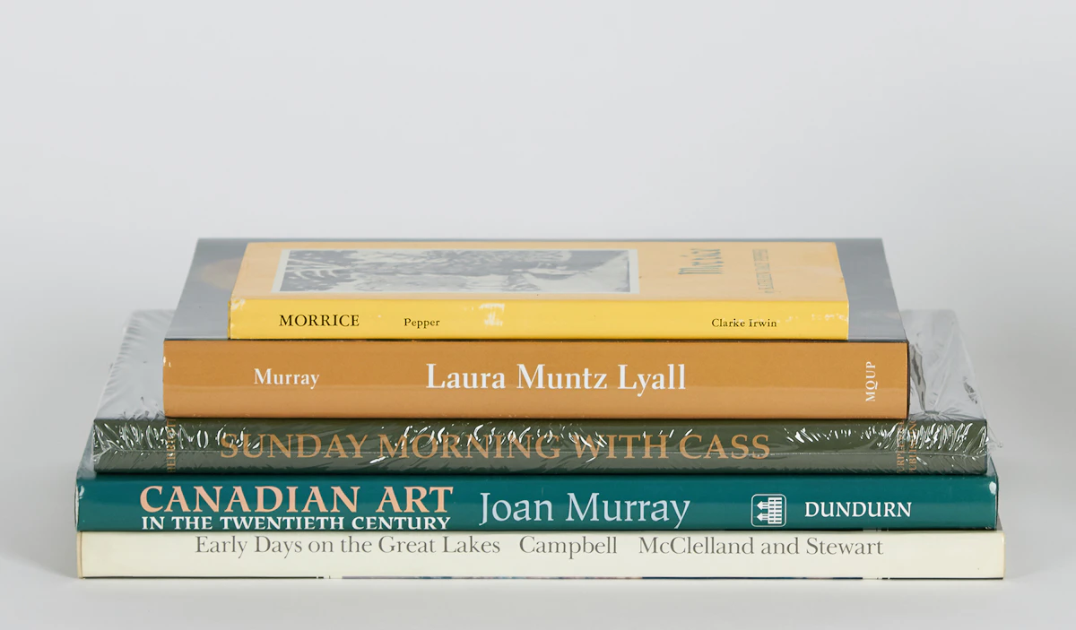 Books and Reference, Five Canadian Art Books: Morrice; Laura Muntz Lyall - Impressions of Women and Childhood, Sunday Morning with Cass; Canadian Art in the Twentieth Century; Early Days on the Great Lakes - The Art of William Armstrong, books