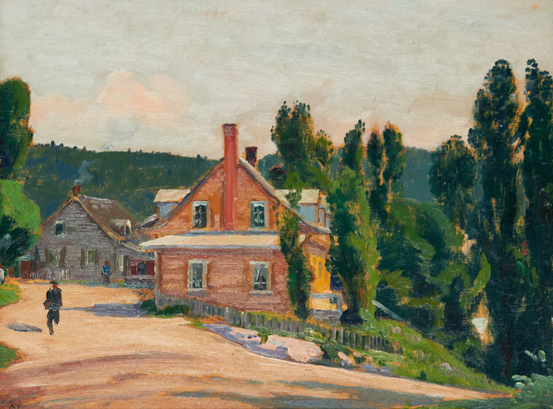 Tadoussac Village, Summer by Robert Wakeham Pilot