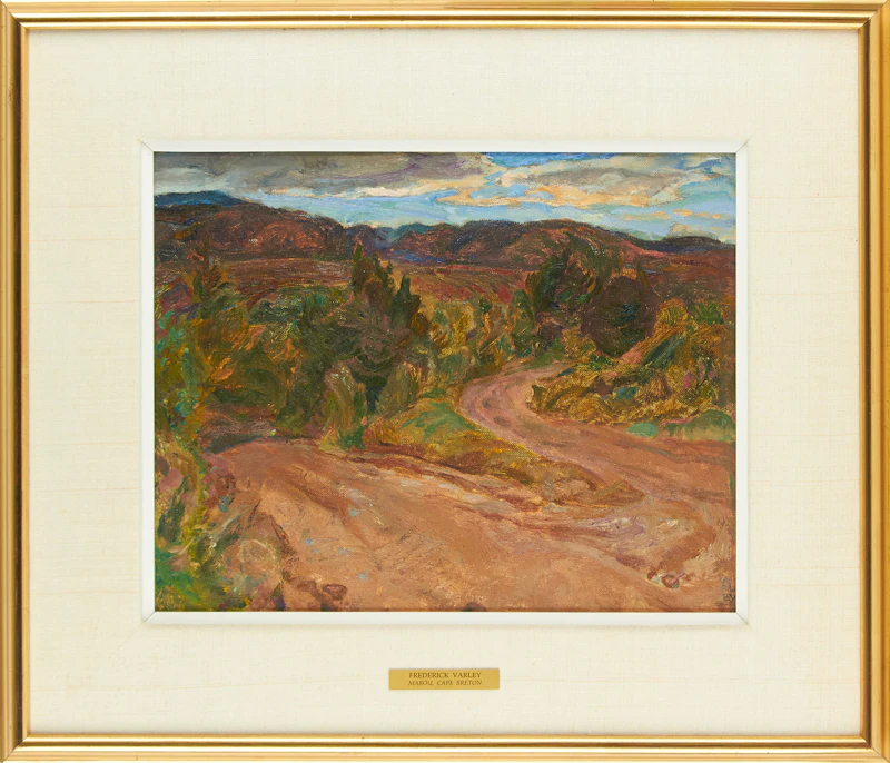 Frederick Horsman Varley, Mabou - Cape Breton, oil on canvas board - view 2