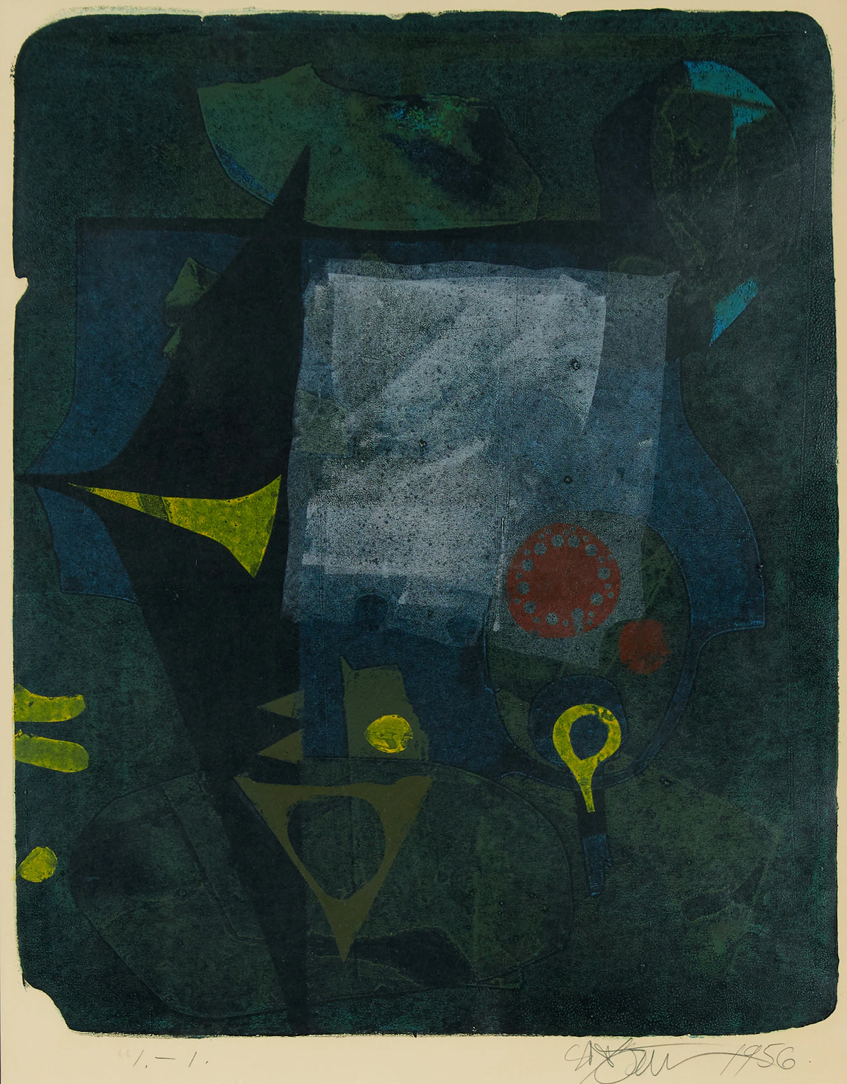 Harold Barling Town, Untitled, single autographic print, 1956