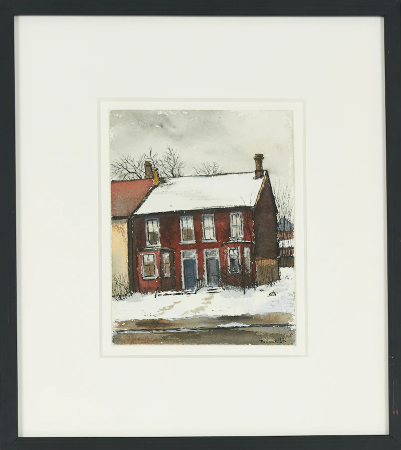 Albert Jacques Franck, Simcoe Street, watercolour, 1966 - view 2