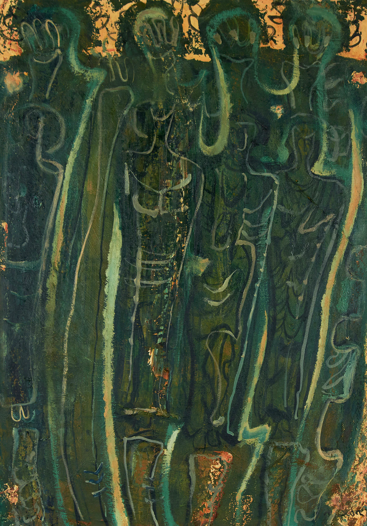 Marian Mildred Dale Scott, Facade No. 4, oil on canvas