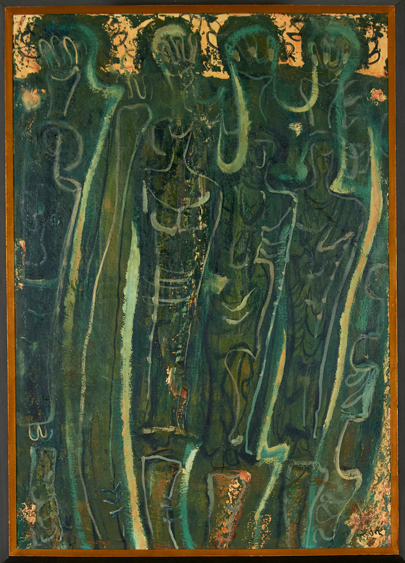 Marian Mildred Dale Scott, Facade No. 4, oil on canvas - view 2
