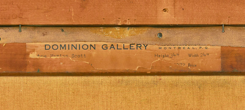 Marian Mildred Dale Scott, Facade No. 4, oil on canvas - view 4