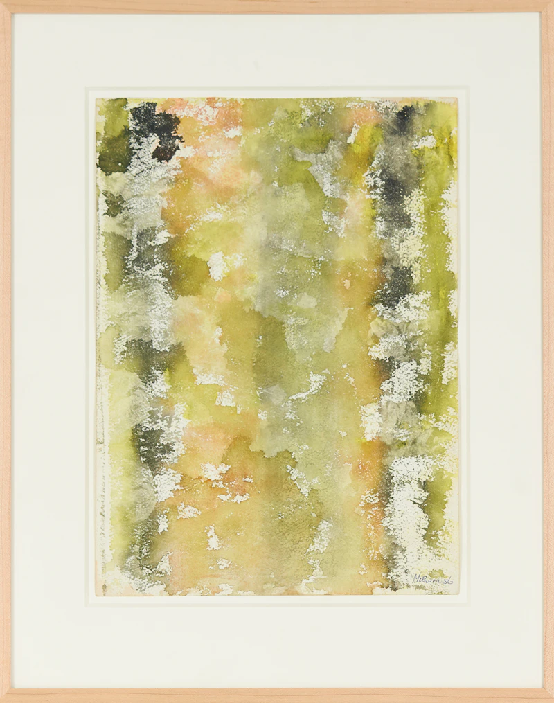 Jean Albert McEwen, Abstract Composition, watercolour, 1956 - view 2