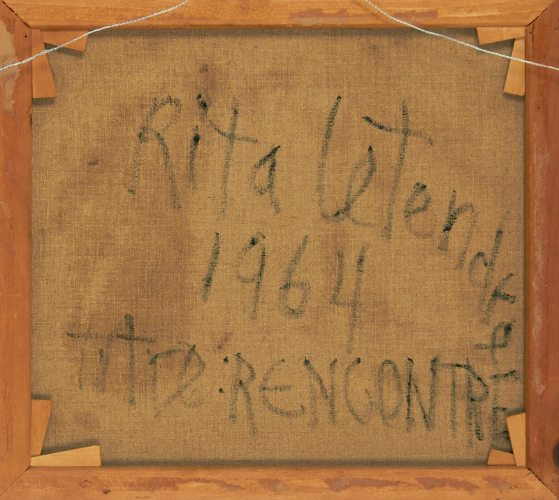 Rita Letendre, Rencontre
