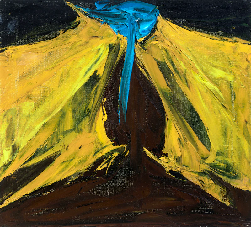 Rita Letendre, Rencontre, oil on canvas, 1964 - view 2