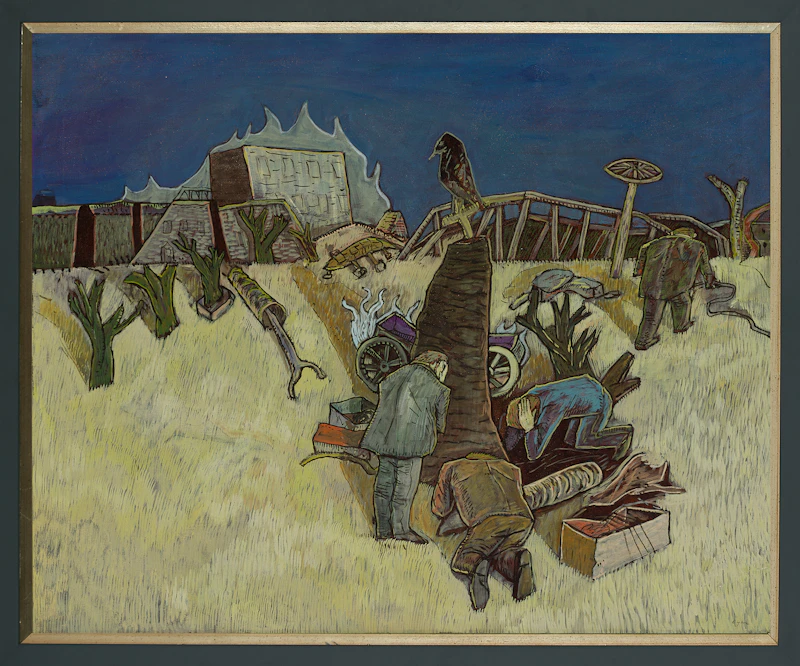 Ivan Kenneth Eyre, Cairn, oil on canvas, 1963 - view 2