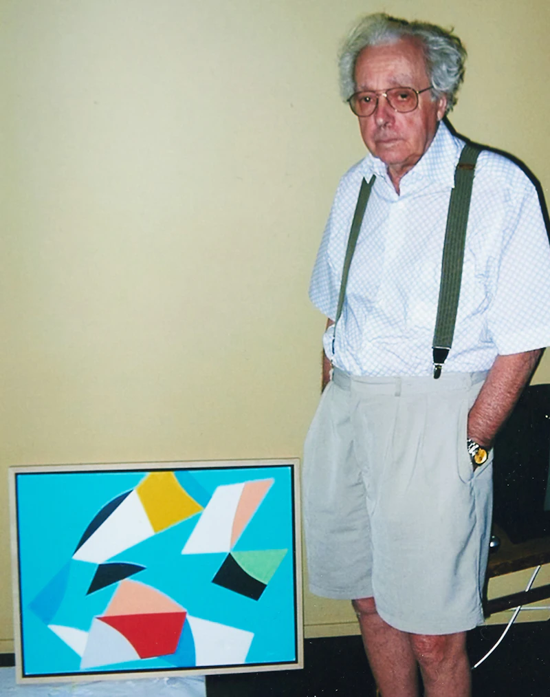 Christian Marcel Barbeau, La Neige De Ses Rires, acrylic on canvas, 2001 - view 4