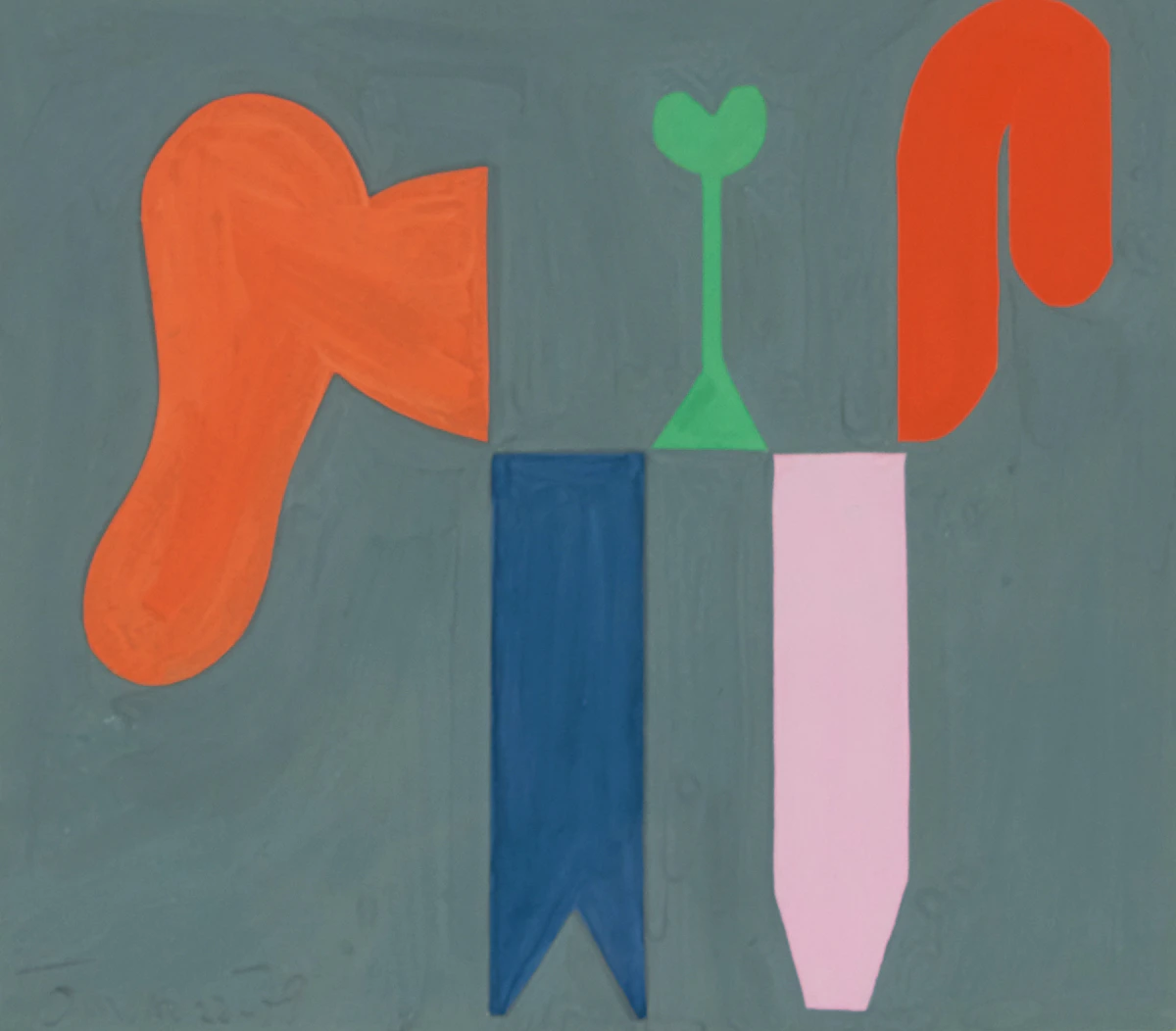 Harold Barling Town, Toy Horse, gouache on card, 1979
