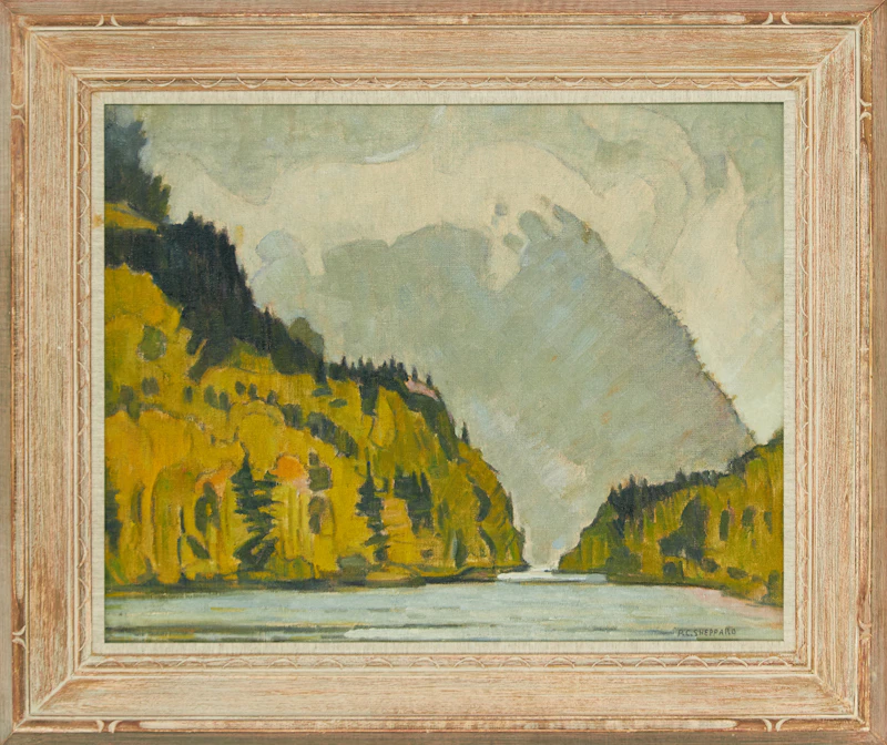 Peter Clapham Sheppard, Mont-Tremblant, circa 1936, oil on canvas, circa 1935 - view 2