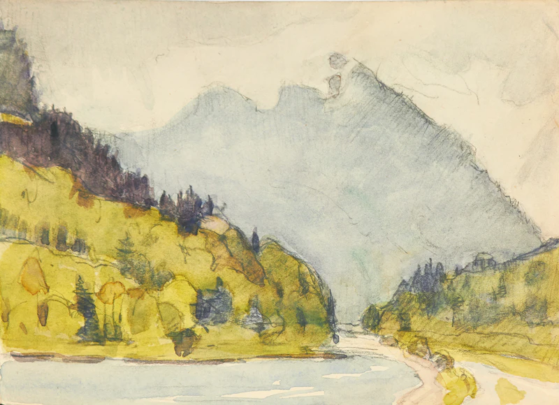 Peter Clapham Sheppard, Mont-Tremblant, circa 1936, oil on canvas, circa 1935 - view 4