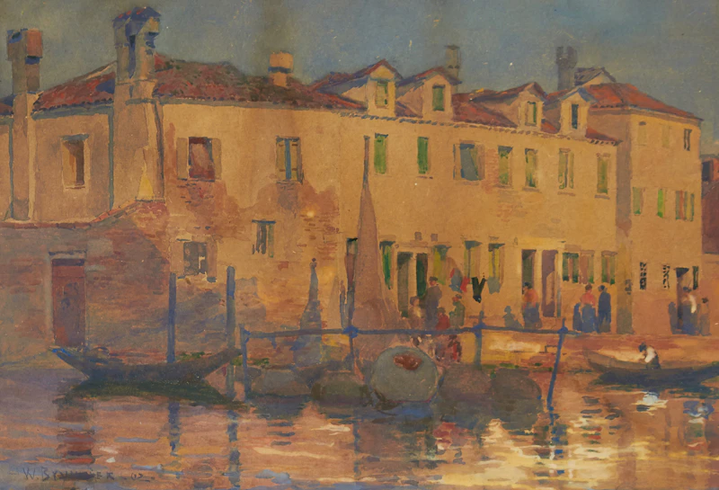 William Brymner, Canal Scene