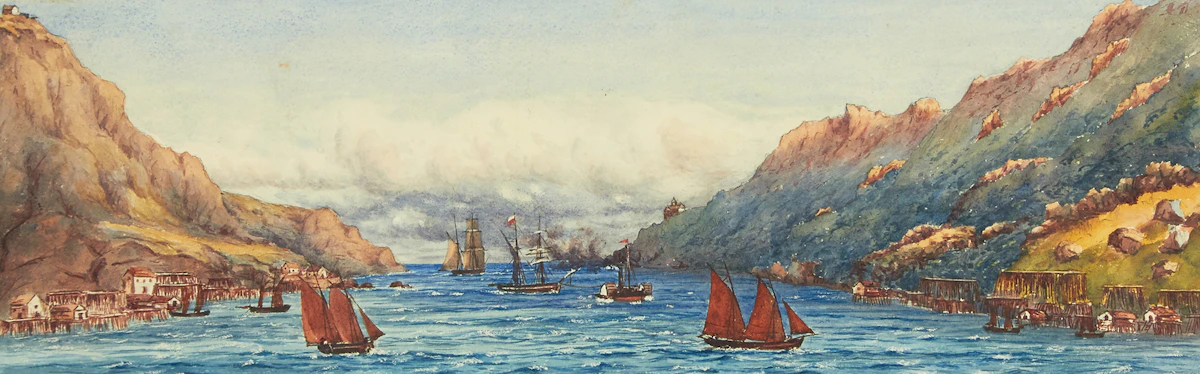 Canadian School, Entrance to St. John’s, Newfoundland; Occasional Bay, Labrador, pair of watercolours
