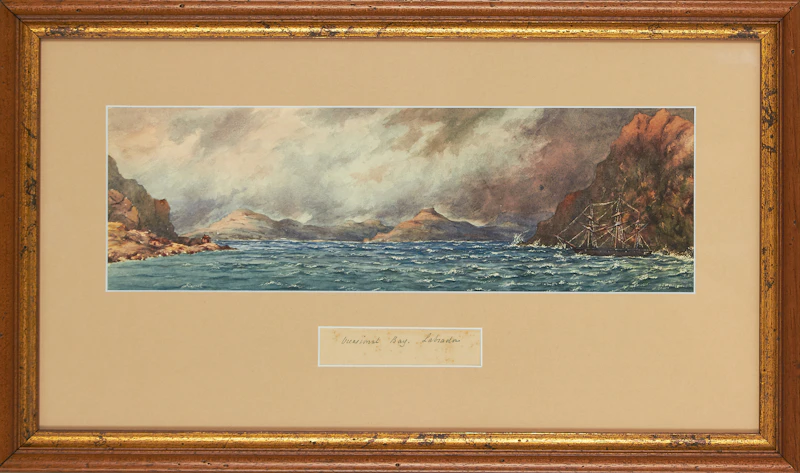 Canadian School, Entrance to St. John’s, Newfoundland; Occasional Bay, Labrador, pair of watercolours - view 4