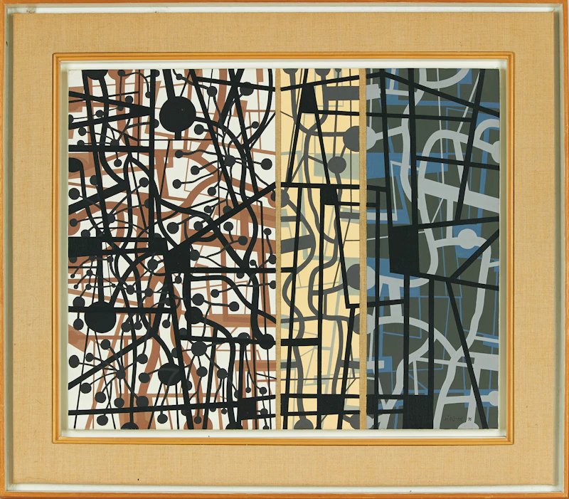Jean-Paul Jérôme, Itinéraire insolite, acrylic on canvas, 1976 - view 2