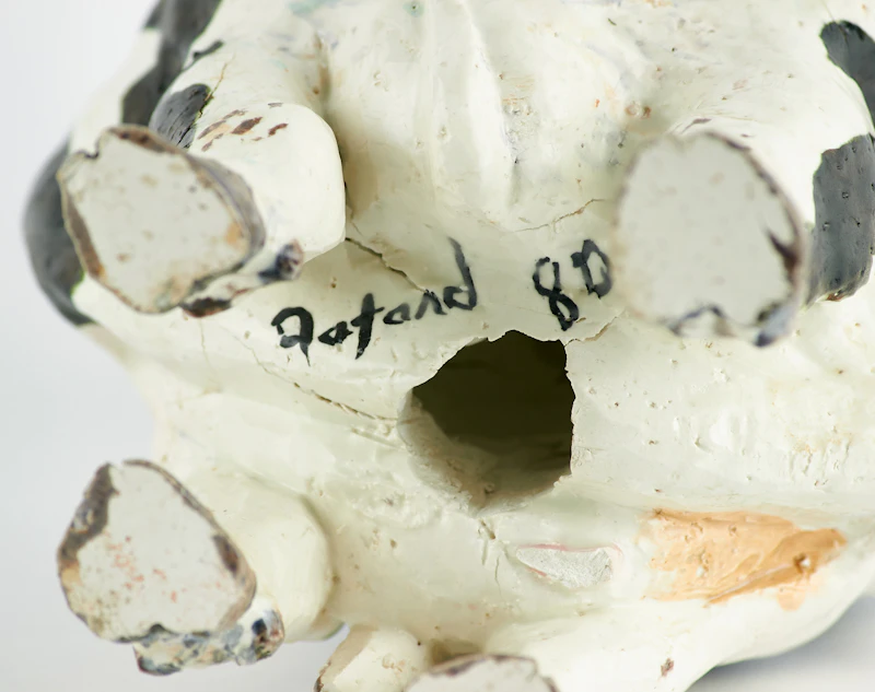 Joe Fafard, Condensed Cow, painted ceramic, 1980 - view 5