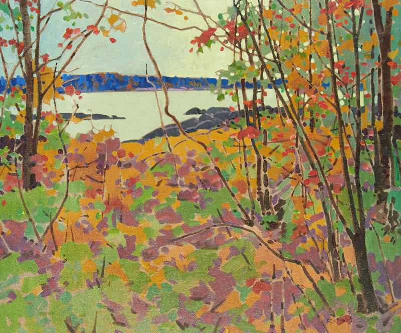 October Pattern, Muskoka by Robert Genn