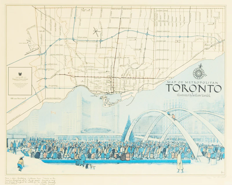 William Kurelek, Map of Metropolitan Toronto